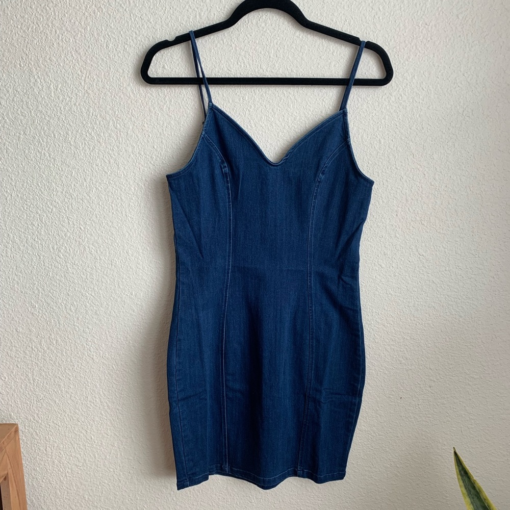 Jean Bodycon Dress